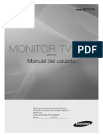 Monitor TV Led: Manual Del Usuario