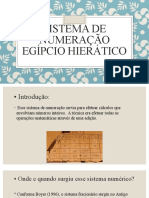 Sistema de Numeração Egípcio Hierático