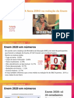 A Nota ZERO Na Redação Do Enem