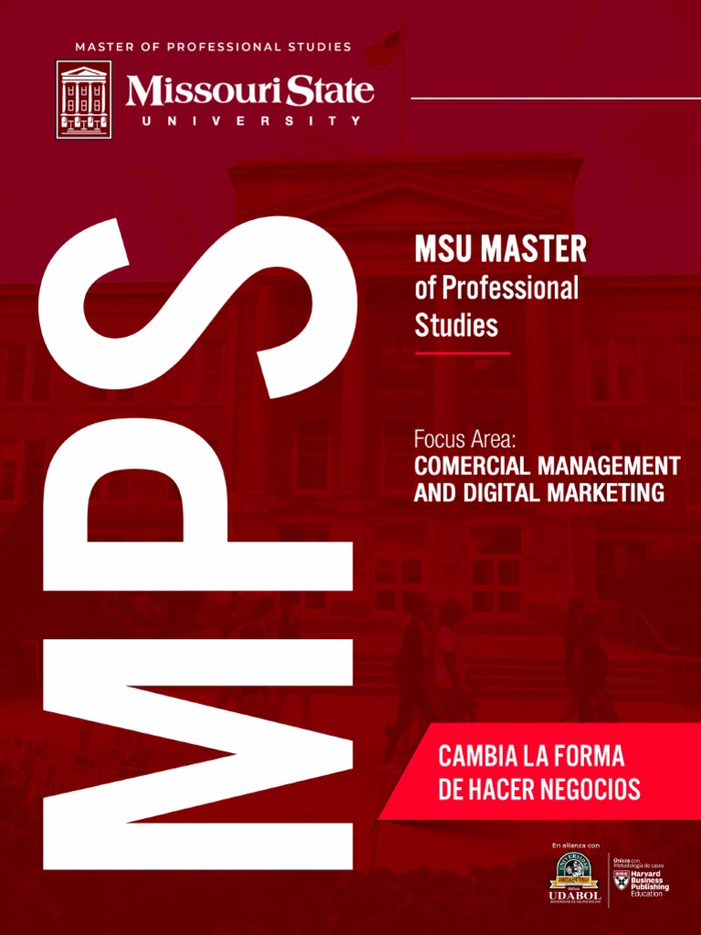 Master MSU Comercial Management and Digital Marketing PDF