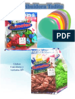 Distribuidora Todito: Globos Unicolores y Variados R9