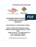 Documento Base de Contratación de Servicios de Consultoría Individual