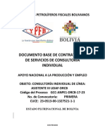 Documento Base de Contratación de Servicios de Consultoría Individual