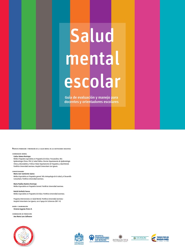 Guía de Salud Mental Escolar para Docentes | PDF