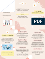 Folleto Triptico Tipo de Capacitación