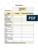 AED Checklist