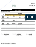 ADSAC Form 1C - Teachers Schedule