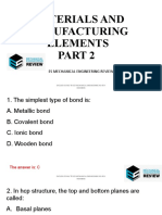 Part 2 - Materials and Manufacturing Elements