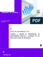 Estadística y Análisis de Datos: Tema 11: Distribución de Probabilidad Escuela de Negocios