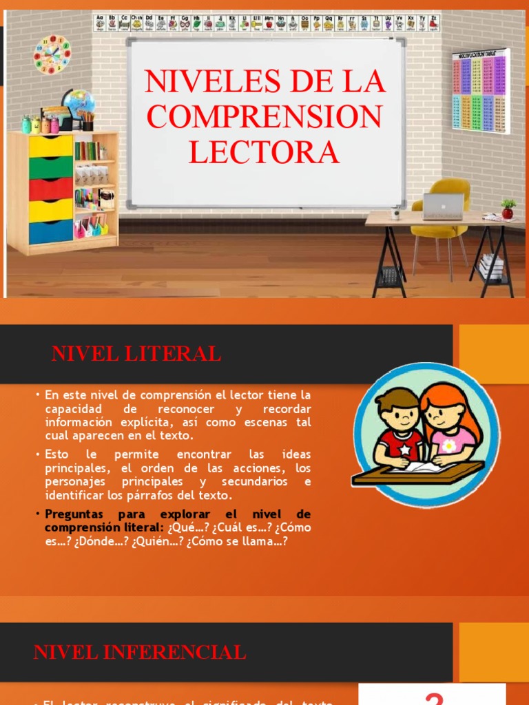 Niveles de Comprension Lectora | PDF | Ficción general