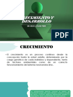 Crecimiento y Desarrollo