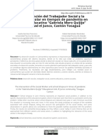 La intervención del Trabajador Social y la deserción escolar en tiempos de pandemia