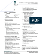 PP Fibre Fibromac: Material Safety Data Sheet (MSDS) ®