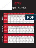 FOX Size Chart-2019