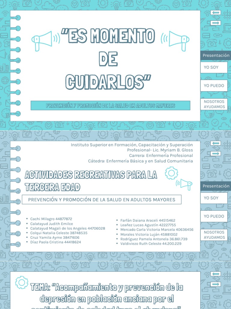 Planificación de Actividades para Adultos Mayores | PDF | Vejez | Deportes