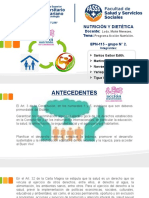 Nutrición Y Dietética: Docente: Tema: EPN-115 - Grupo #2