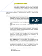 Jurisdicción voluntaria notarial: principios, procesos y asuntos