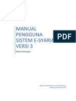 Manual Pengguna Sistem E-Syariah Versi 3: Modul Kewangan
