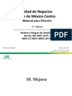 Unidad de Negocios Valle de México Centro: Material para Difusión