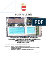 Proyecto de Ejecucin de Piscina 50 M Agosto 2017