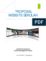 Proposal Website Sekolah