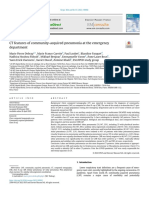 CT Features of Community-Acquired Pneumonia at The Emergency Department