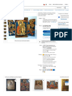 Auténtico Tríptico Ortodoxo Ruso Icono de Madera - Siglo XVIII