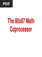 8087 Co-Processor Configuration