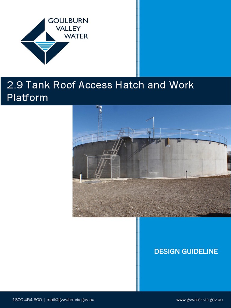 Tank Roof Access Hatch Guidelines | PDF | Corrosion | Building Engineering