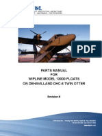 Parts Manual FOR Wipline Model 13000 Floats On Dehavilland Dhc-6 Twin Otter
