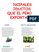 Principales Productos Que El Perú Exporta