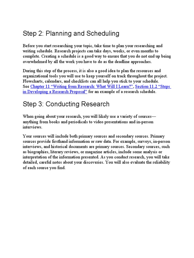 Steps On Research Writing Pdf