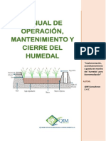 4 - Manual Op - Mant - Cierre Humedal
