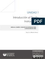 Introducción Al Diseño Instruccional: Unidad 1