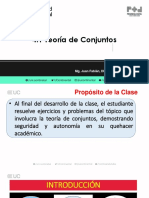 4.1 Teoría de Conjuntos: Semana 4 Mg. Juan Fabián, DIONISIO OSORES