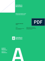 Manual Del Programa Visual de Identidad Institucional: Intendencia Montevideo