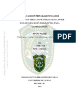 Evaluasi Dan Mengkaji Pengaruh Temperatur Terhadap Kinerja Demulsifier Dan Reverse Demulsifier PTLL Pada Lapangan KSK