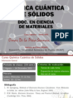 Quimica Cuantica de Solidos Unidad 1