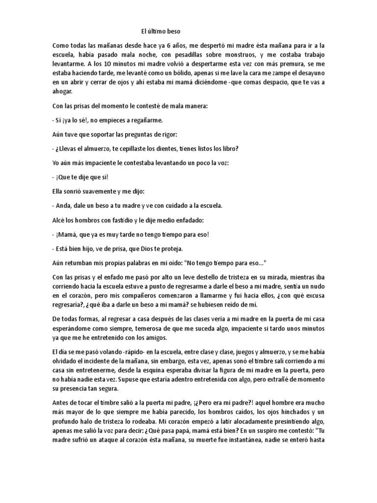 El último Beso Pdf