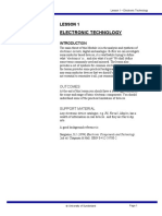 ELX218 Lesson 1 Introduction to Electronic Components