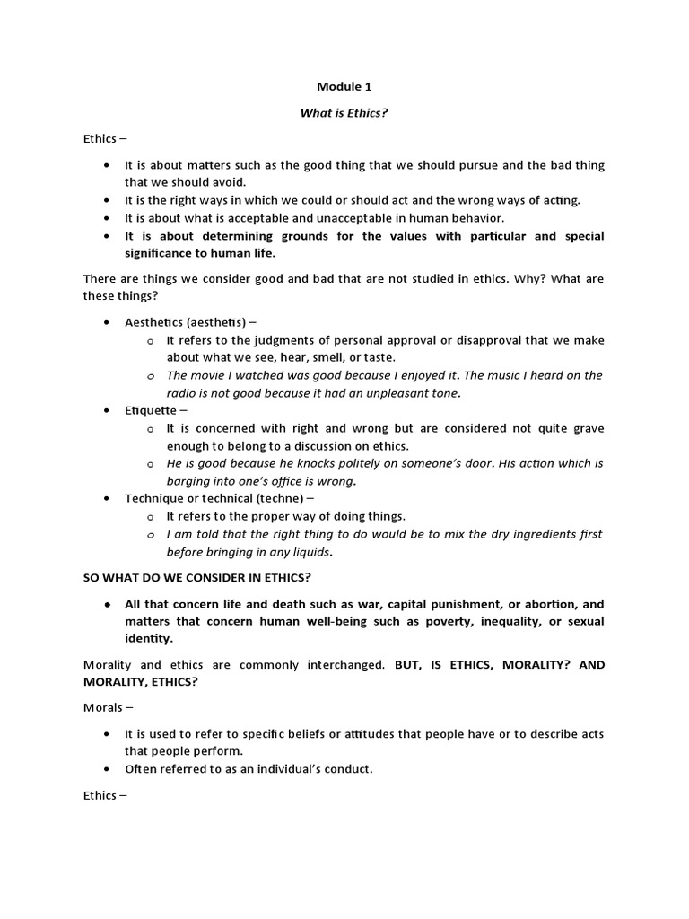 Ethics 1 1 download free pdf morality rationality
