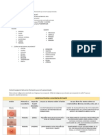 Lesiones Primarias y Secundarias de La Piel Tabla