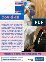 Covid-19: Com Testagem Unidades