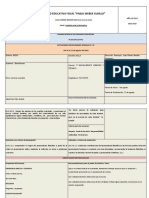 1ero de Filosofia Planificacion Semana 4 y 5 - 2º PARCIAL