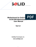 User Manual of Motherboard For Solid Xilinx XC3S1000 Motherboard