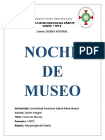 Noche DE Museo: Facultad de Ciencias Del Hábitat, Diseño Y Arte