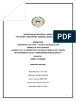 Cumple o No, La Jurisdicción Especial de Trabajo, en Cuanto A Reconocimiento de Los Trabajadores Sindicalizados-2