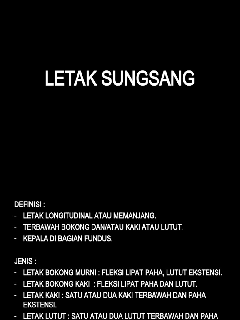 Kode Icd 10 Kehamilan Letak Sungsang