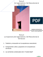 Tema 6 - La Trayectoria Del Regionalismo - Del Neocolonial Al Vernáculo.