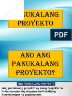 Ang Panukalang Proyekto